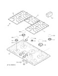 Diagram for Control Panel & Cooktop