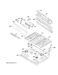 Diagram for Control Panel & Cooktop