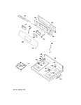 Diagram for Control Panel & Cooktop