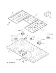 Diagram for Control Panel & Cooktop