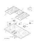 Diagram for Control Panel & Cooktop