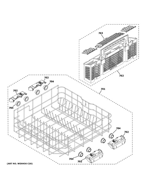 GE GDT630PGR6BB Parts List Coast Appliance Parts