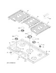 Diagram for Control Panel & Cooktop