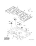 Diagram for Control Panel & Cooktop