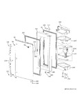 Diagram for Refrigerator Door - Rh