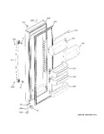 Diagram for Fresh Food Door