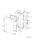 Diagram for Refrigerator Door - Rh