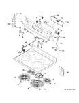 Diagram for Control Panel & Cooktop