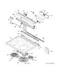 Diagram for Control Panel & Cooktop