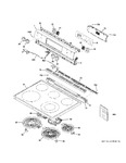 Diagram for Control Panel & Cooktop