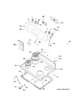 Diagram for Control Panel & Cooktop