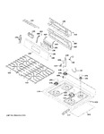 Diagram for Control Panel & Cooktop