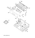 Diagram for Control Panel & Cooktop