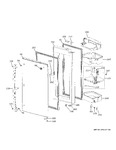 Diagram for Refrigerator Door - Rh