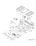 Diagram for Control Panel & Cooktop