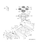 Diagram for Control Panel & Cooktop