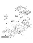 Diagram for Control Panel & Cooktop