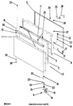 Diagram for 2 - Freezer Door Parts