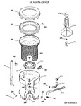 Diagram for 3 - Tub, Basket & Agitator