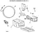 Diagram for 1 - Automatic Icemaker Kit