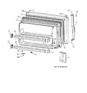 Diagram for 1 - Freezer Door