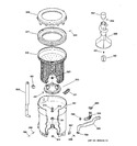 Diagram for 3 - Tub, Basket & Agitator