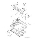 Diagram for 1 - Control Panel & Cooktop