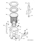 Diagram for 3 - Tub, Basket & Agitator