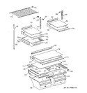 Diagram for 4 - Shelf Parts