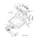 Diagram for 1 - Control Panel & Cooktop