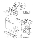 Diagram for 1 - Escutcheon & Door Assembly