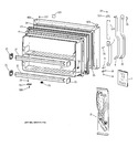 Diagram for 1 - Freezer Door