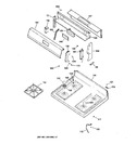 Diagram for 2 - Control Panel & Cooktop