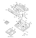 Diagram for 2 - Control Panel & Cooktop