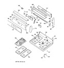 Diagram for 3 - Control Panel & Cooktop