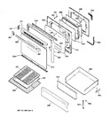 Diagram for 4 - Door & Drawer Parts