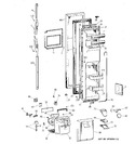 Diagram for 1 - Freezer Door