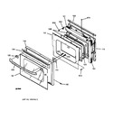 Diagram for 4 - Lower Oven Door