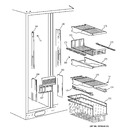 Diagram for 4 - Freezer Shelves