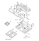 Diagram for 3 - Control Panel & Cooktop