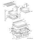 Diagram for 4 - Shelf Parts