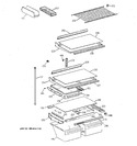 Diagram for 4 - Shelf Parts