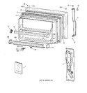 Diagram for 1 - Freezer Door