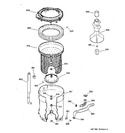 Diagram for 3 - Tub, Basket & Agitator