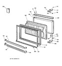 Diagram for 1 - Freezer Door