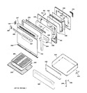 Diagram for 4 - Door & Drawer Parts