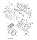 Diagram for 2 - Control Panel & Cooktop