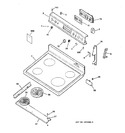 Diagram for 1 - Control Panel & Cooktop