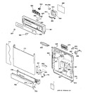 Diagram for 1 - Escutcheon & Door Assembly