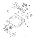 Diagram for 1 - Control Panel & Cooktop